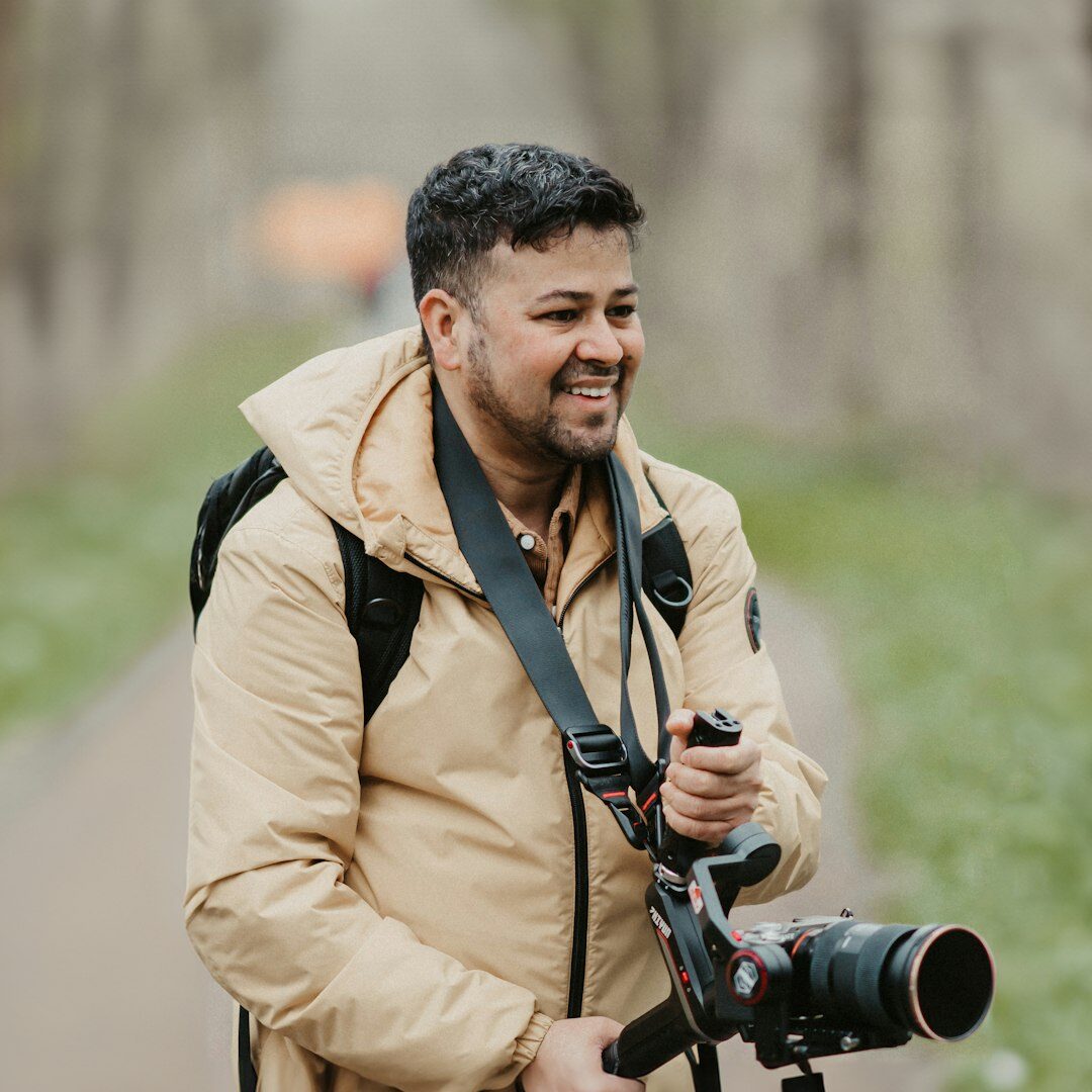 Professional male media trainer and interview coach